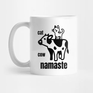 Cat Cow Yoga Poses Mug